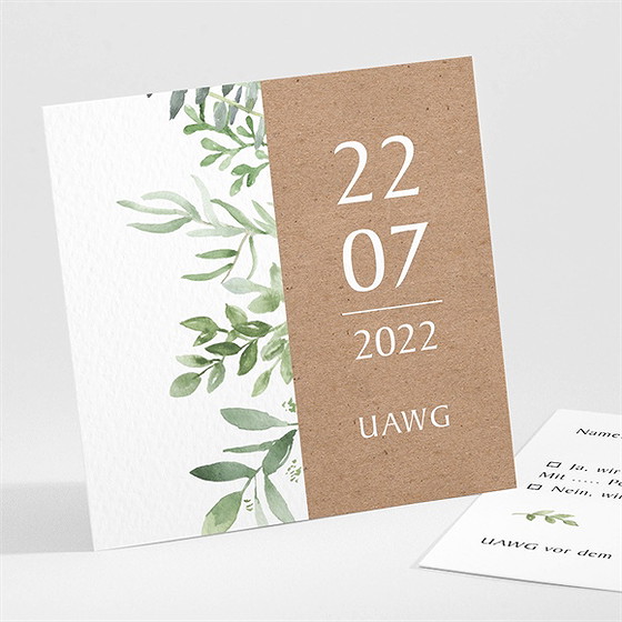 Antwortkarte Hochzeit Power Of Love