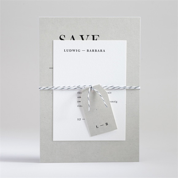 Hochzeitseinladung Marmor Stil ref.N99112