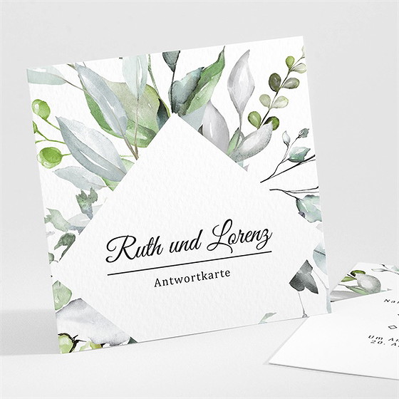 Antwortkarte Hochzeit Explosion