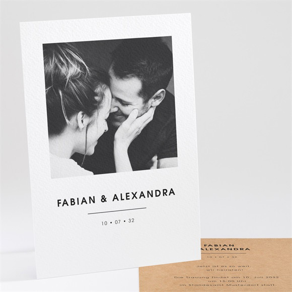 Hochzeitseinladung Love first ref.N241168