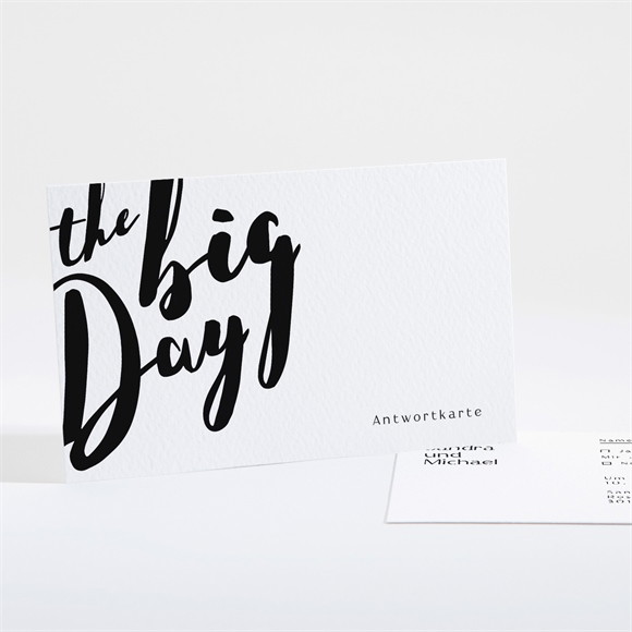 Antwortkarte Hochzeit Lettering ref.N16169