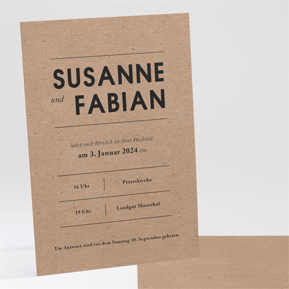 Hochzeitseinladung Vintage Romance ref.N241177