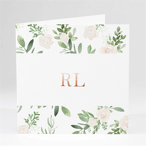 Hochzeitseinladung Frühlingsrosen