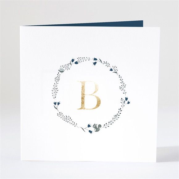 Geburtskarte Initial Gold ref.N46106