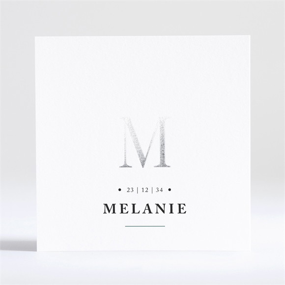 Geburtskarte Edel & schlicht ref.N35134