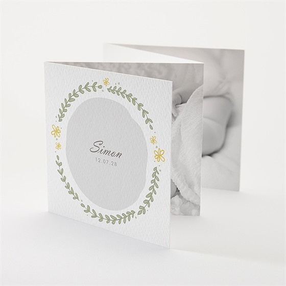 Geburtskarte Bärchen Girlande