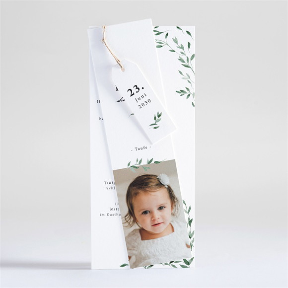 Einladung Taufe Naturbezogen ref.N93106