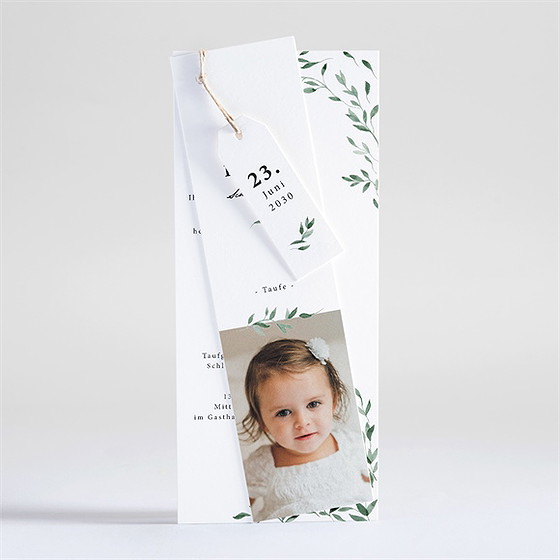 Einladung Taufe Naturbezogen