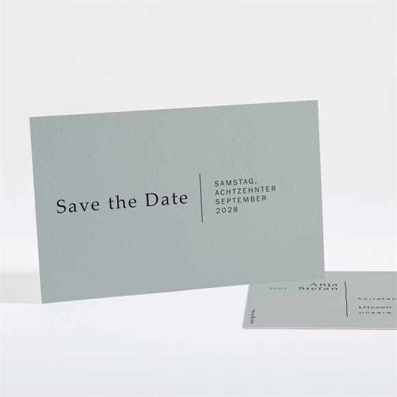 Save the Date Karte Lorbeergrün ref.N16175