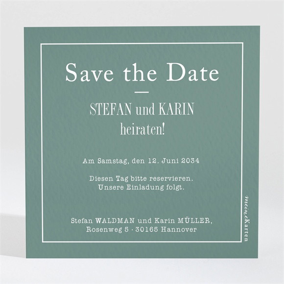 Save the Date Karte Polaroid der Liebe ref.N3001585