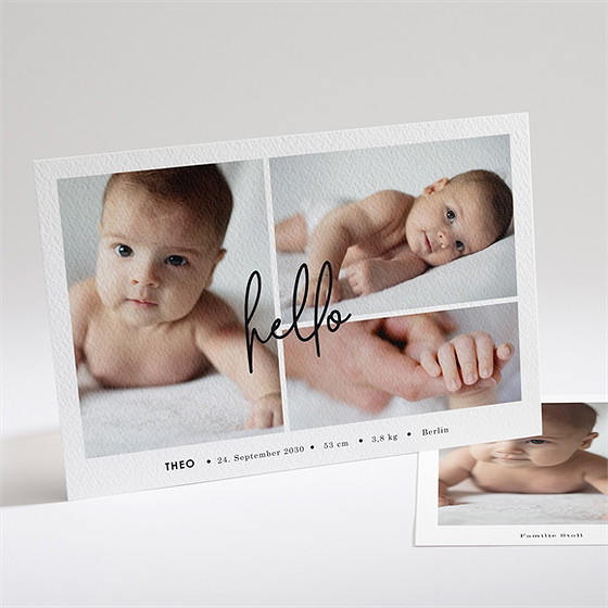 Geburtskarte Hello Mit Fotos