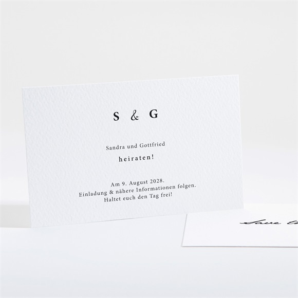 Save the Date Karte Fotoautomat schlicht ref.N161100