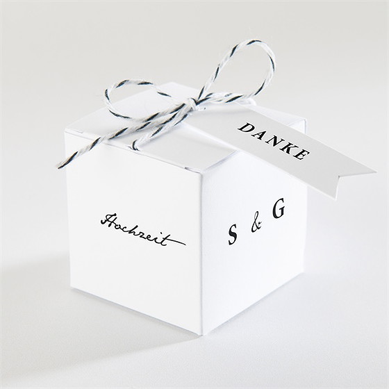 Geschenkbox Hochzeit Fotoautomat Schlicht