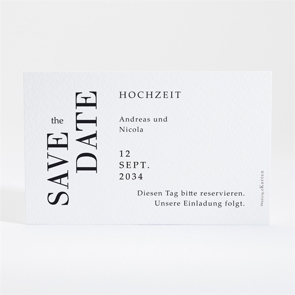Save the Date Karte Moderne Grafik ref.N16002