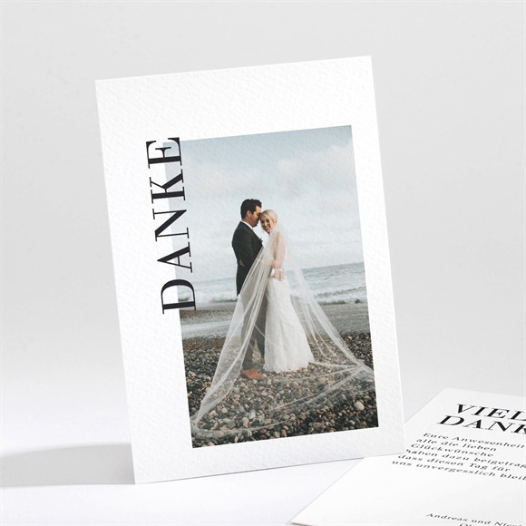 Dankeskarte Hochzeit Moderne Grafik ref.N211268