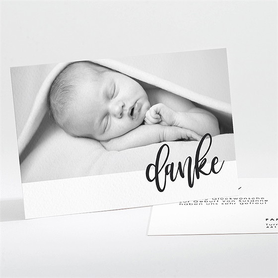 Dankeskarte Geburt Hello - Brief