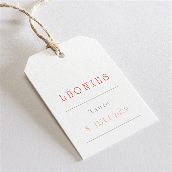 Geschenkanhänger Taufe Blühendes Glück ref.N29138