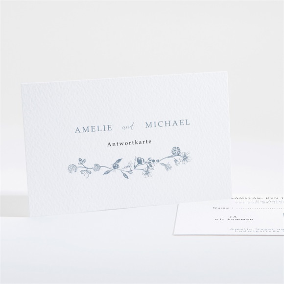 Antwortkarte Hochzeit Blumengesteck ref.N16190