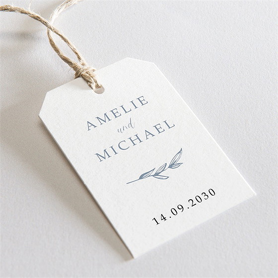 Geschenkanhänger Hochzeit blumengesteck