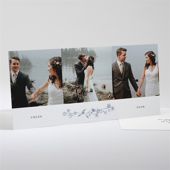 Dankeskarte Hochzeit Blumengesteck ref.N13195