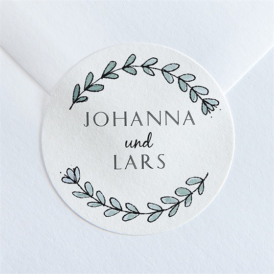 Aufkleber Hochzeit Perfekt Geplant