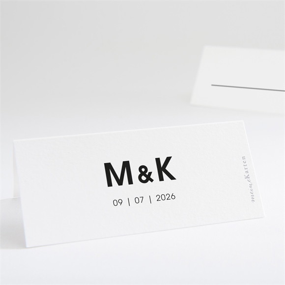 Tischkarte Hochzeit Pures Design ref.N440732