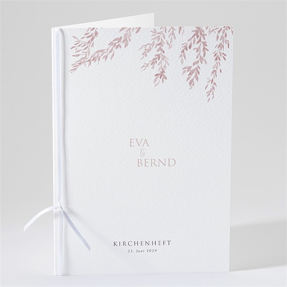 Kirchenheft Hochzeit Goldene Weide