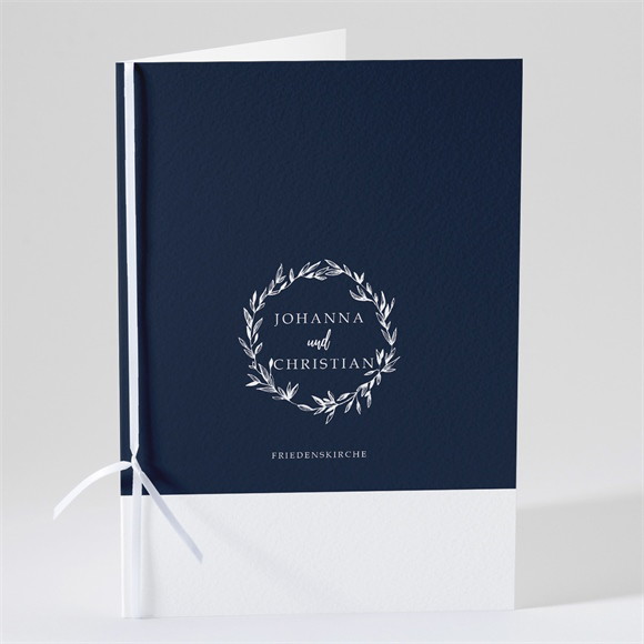 Kirchenheft Hochzeit Mineralblau ref.N491141