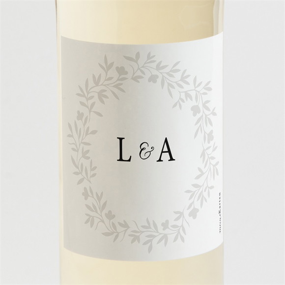 Flaschenetikett Hochzeit Herrlich ref.N3001599