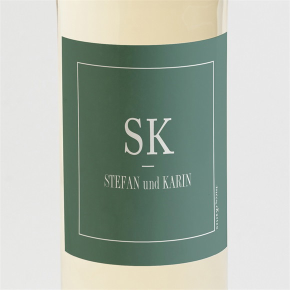 Flaschenetikett Hochzeit Polaroid der Liebe ref.N3001587