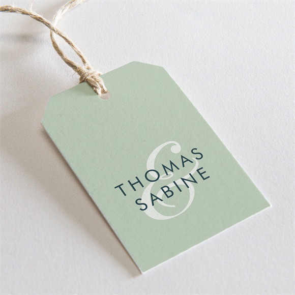 Geschenkanhänger Hochzeit Silberne Skizze ref.N29158