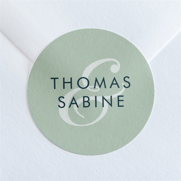 Aufkleber Hochzeit Silberne Skizze ref.N36053