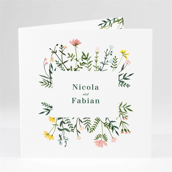 Hochzeitseinladung Wilde Blumen ref.N46139
