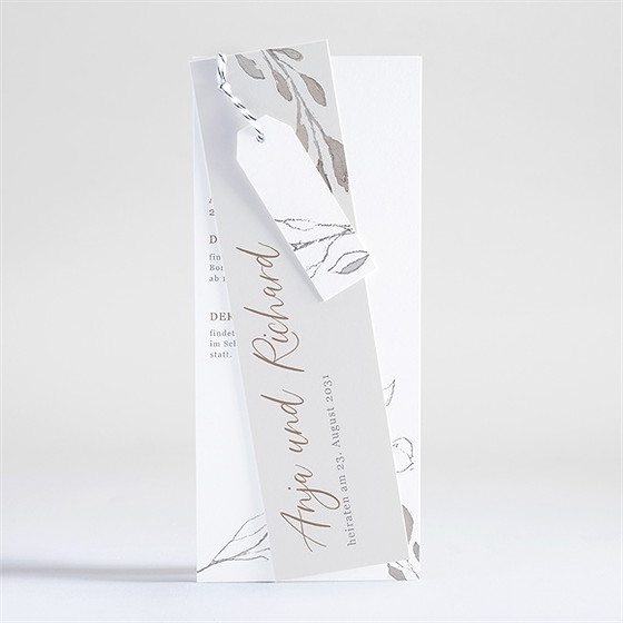 Hochzeitseinladung Elegante Skizze