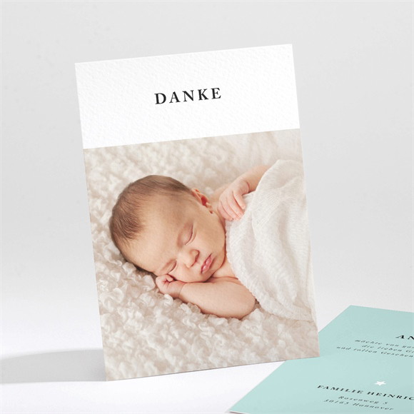 Dankeskarte Geburt Seine Geschichte ref.N211244