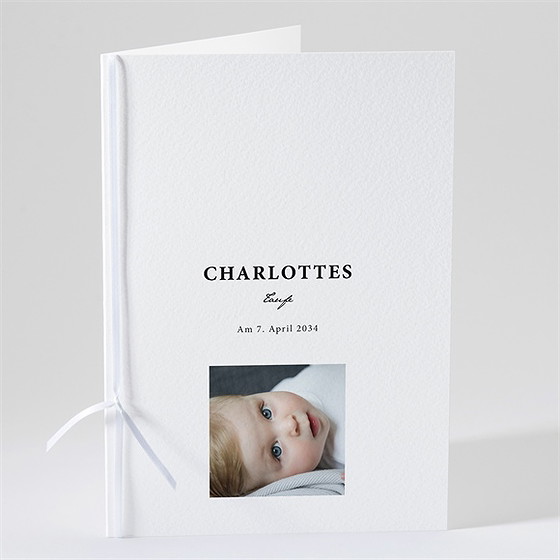 Kirchenheft Taufe Miniatur Fotos