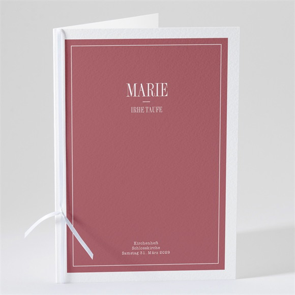 Kirchenheft Taufe Polaroid Design ref.N491152