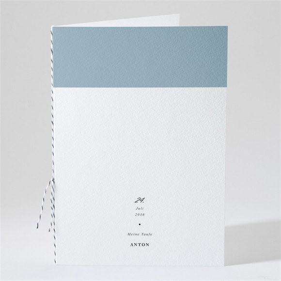 Kirchenheft Taufe Kartentrio Blau ref.N491146