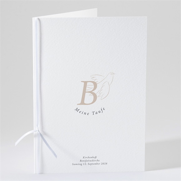 Kirchenheft Taufe Goldene Taube ref.N491138