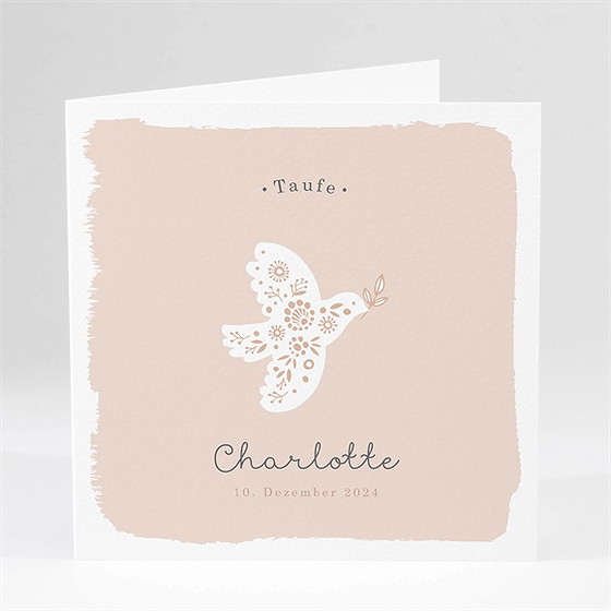 Einladung Taufe Friedenstaube