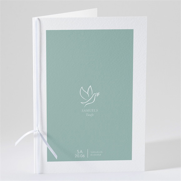 Kirchenheft Taufe Silbertaube ref.N491150