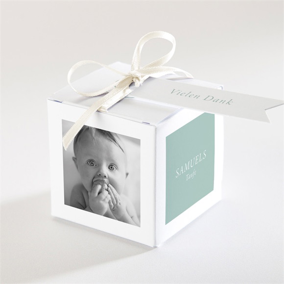 Geschenkbox Taufe Silbertaube ref.N340248