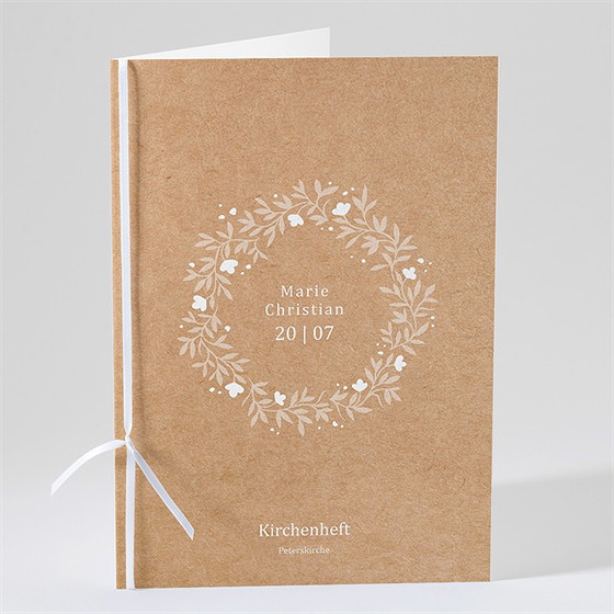 Kirchenheft Hochzeit windröschen