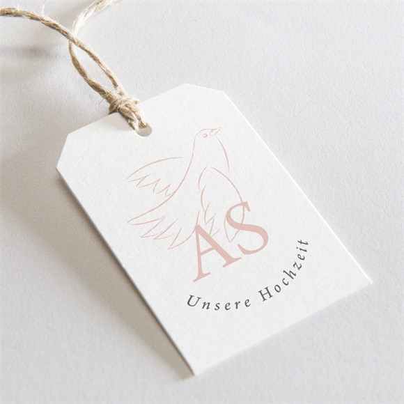 Geschenkanhänger Hochzeit Liebestaube ref.N29151