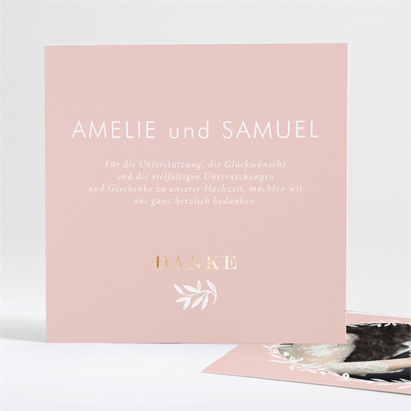 Dankeskarte Hochzeit Liebestaube ref.N35179