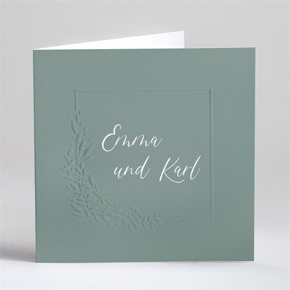 Hochzeitseinladung Poetisch & Elegant - Prägung ref.N451159