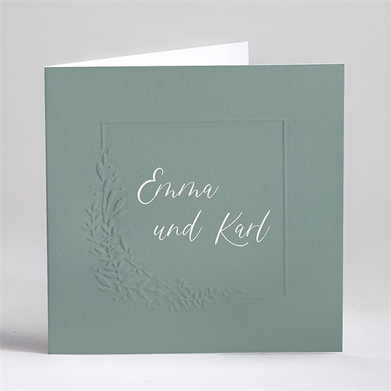 Hochzeitseinladung Poetisch & Elegant - Prägung