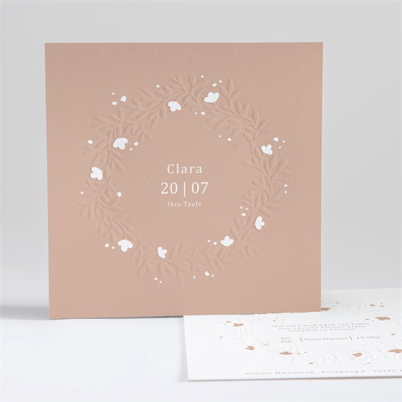 Einladung Taufe Windröschen zur Taufe ref.N35166