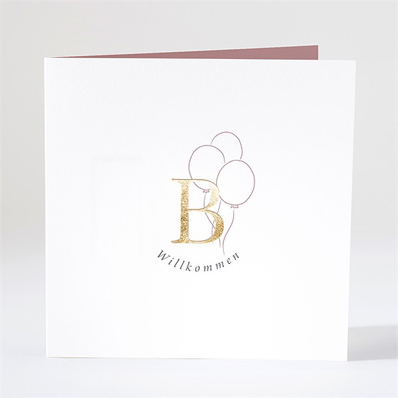 Geburtskarte Luftballons