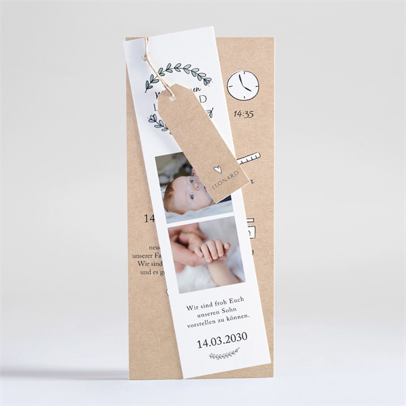 Geburtskarte Unser kleines Wunder ref.N93116